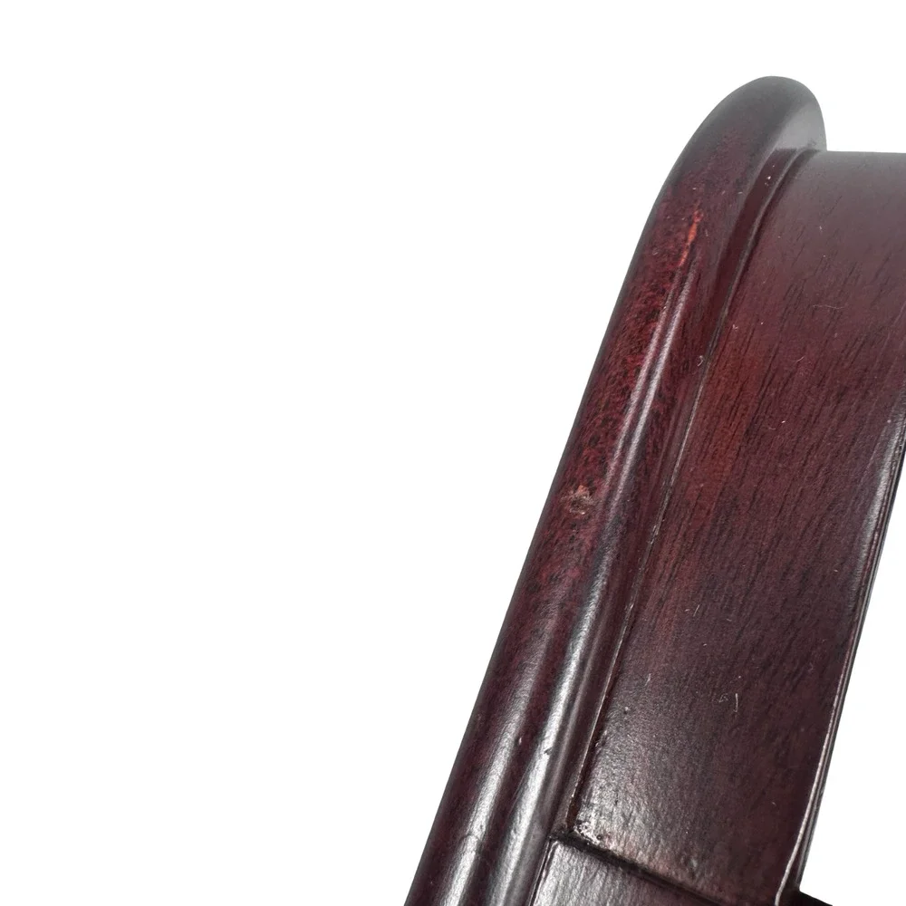 Vintage Williamsburg Restoration C4W Wine Bottle Server Brown Mahogany Wood‎